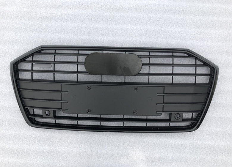 Front Bumper Grille Fit for Audi A6 RS6 S6 2019-2024 Front bumper Grill grille Matte Black
