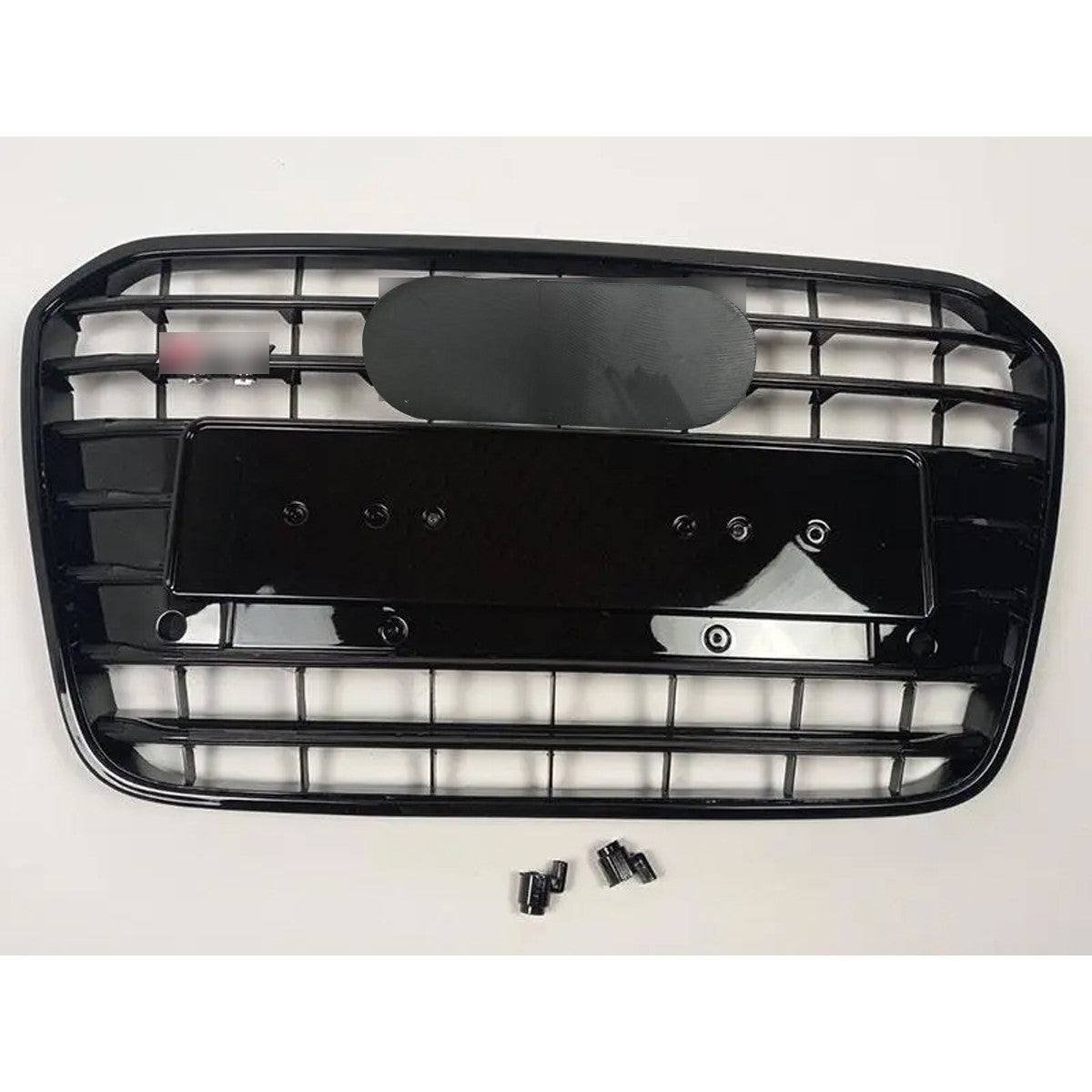 Bumper Grille Fit for A D A6 2012-2015 Grill Grille with Gloss Black Body