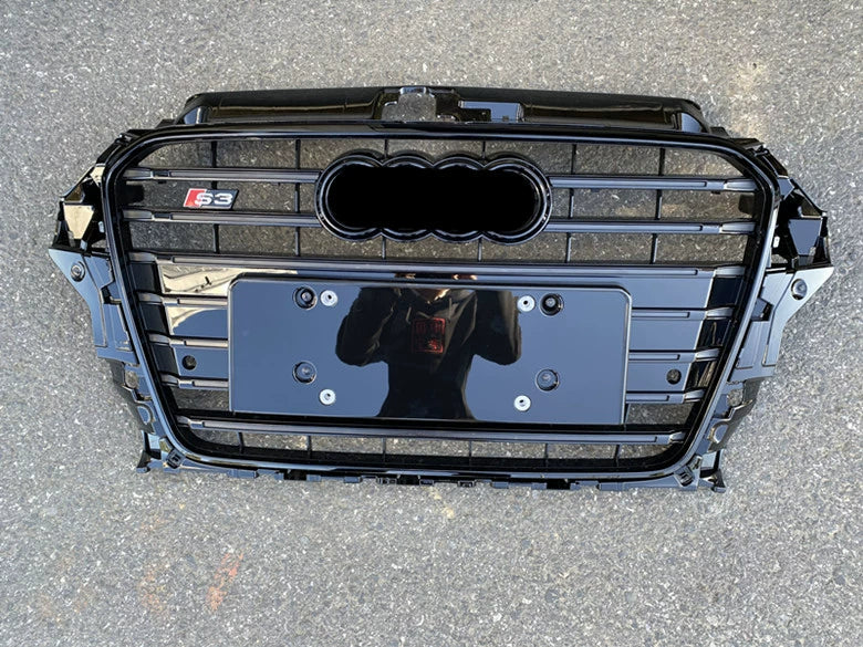 Bumper Grille Fit for 2013-2016 A3 S3 Front Bumper Grill Style Grille