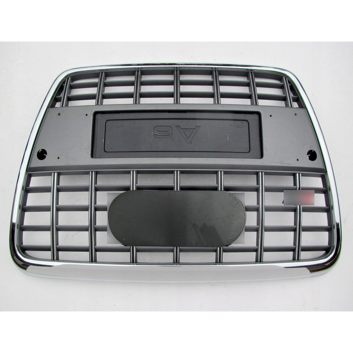 Chrome Bumper Grille Fit for A D A6 2005-2011 Grill Grille with Grey Body