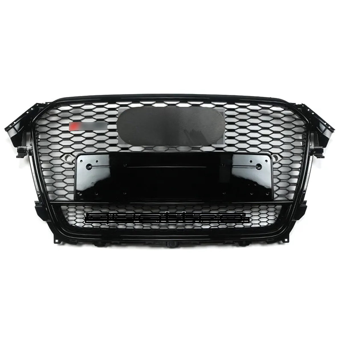 Bumper Grille Fit for A D A4 2013-2016 Honeycomb Grille with Gloss Black Body