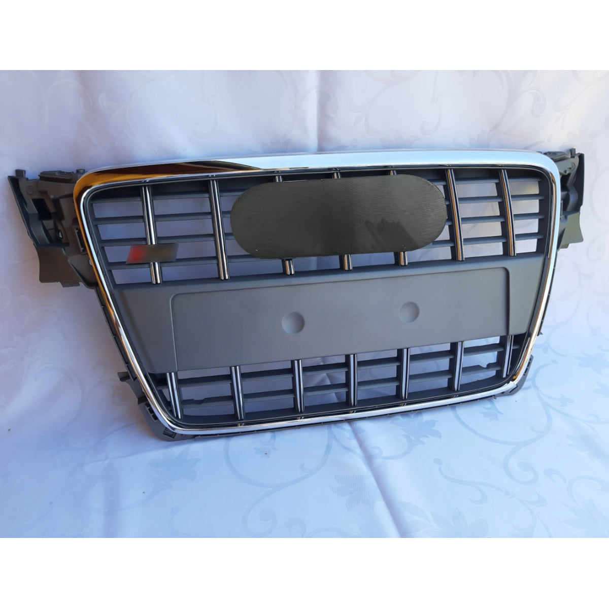 Chrome Bumper Grille Fit For A D A4 2009-2012 Grill grille Grey Body