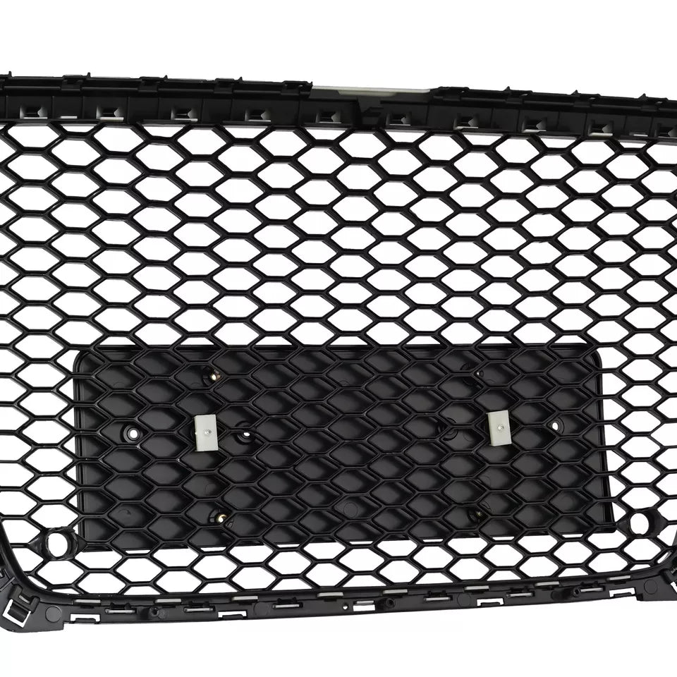 Front Bumper Grille Fit For A D A4 2009-2012 Mesh Honeycomb grille No Emblem