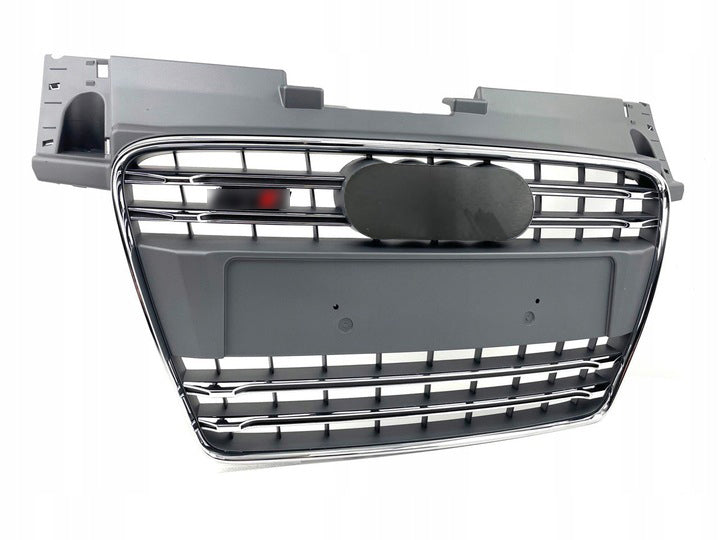 Chrome Bumper Grille Fit for AD TT TTRS 2007-2014 Grill Grille Grey Body