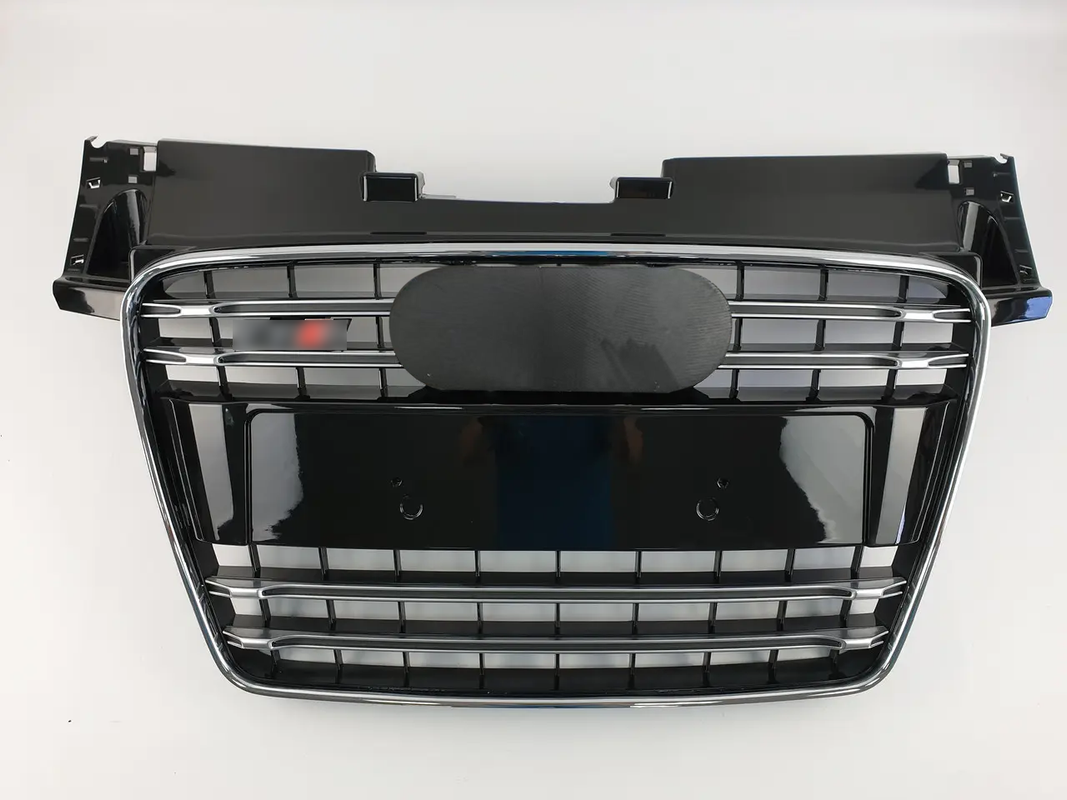 Chrome Bumper Grille Fit for AD TT TTRS 2007-2014 Grill Grille Gloss Black Body