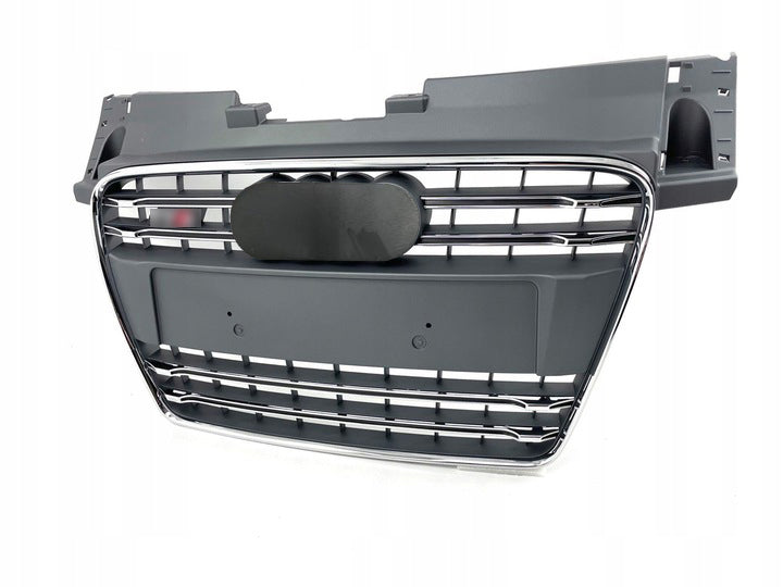 Chrome Bumper Grille Fit for AD TT TTRS 2007-2014 Grill Grille Grey Body