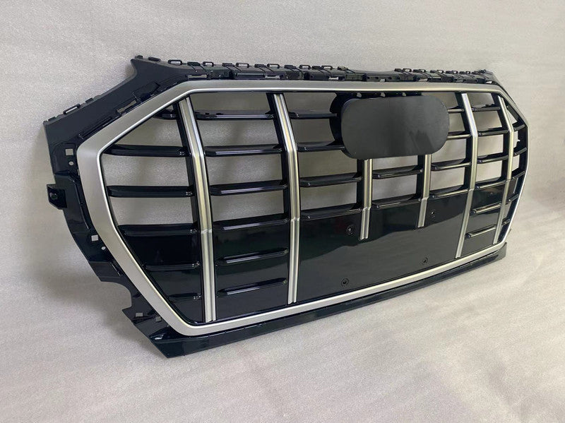 Chrome Bumper Grille Fit for AD Q5 SQ5 B9.5 2021-2022 Grill Style Front Bumper Grille