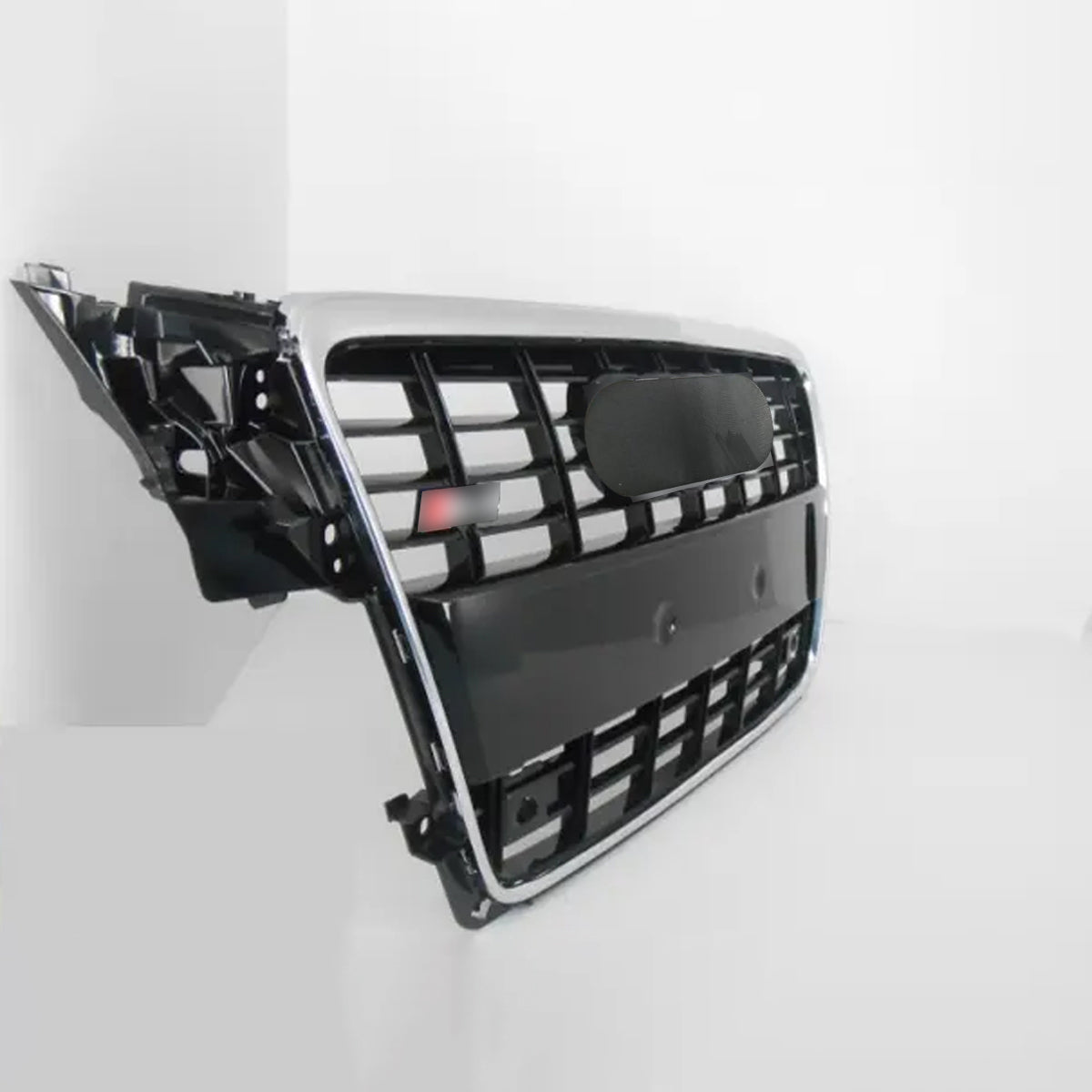 Chrome Bumper Grille Fit For A D A4 2009-2012 Grill grille with Matt Black Body