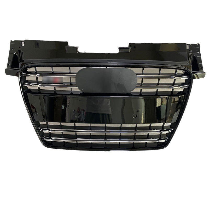 Front Bumper Grille Fit for AD TT TTRS 2007-2014 Grill Grille Gloss Black