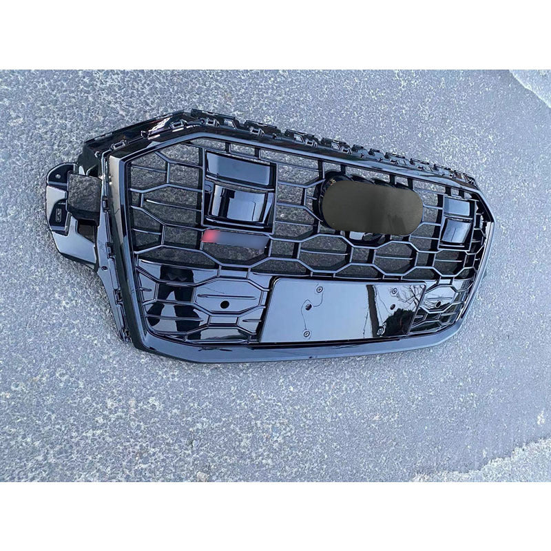 Front bumper Grille Fit for AD Q7 SQ7 2020-2023 Mesh Honeycomb Style Bumper Girlle