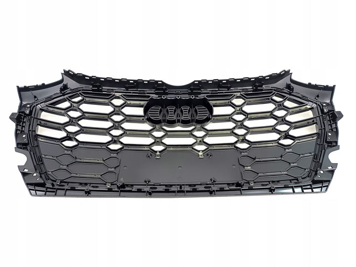 Front Bumper Grille Fit for AD Q5 SQ5 B9.5 2021-2022 SQ5 Style Front Bumper Grille Gloss Black