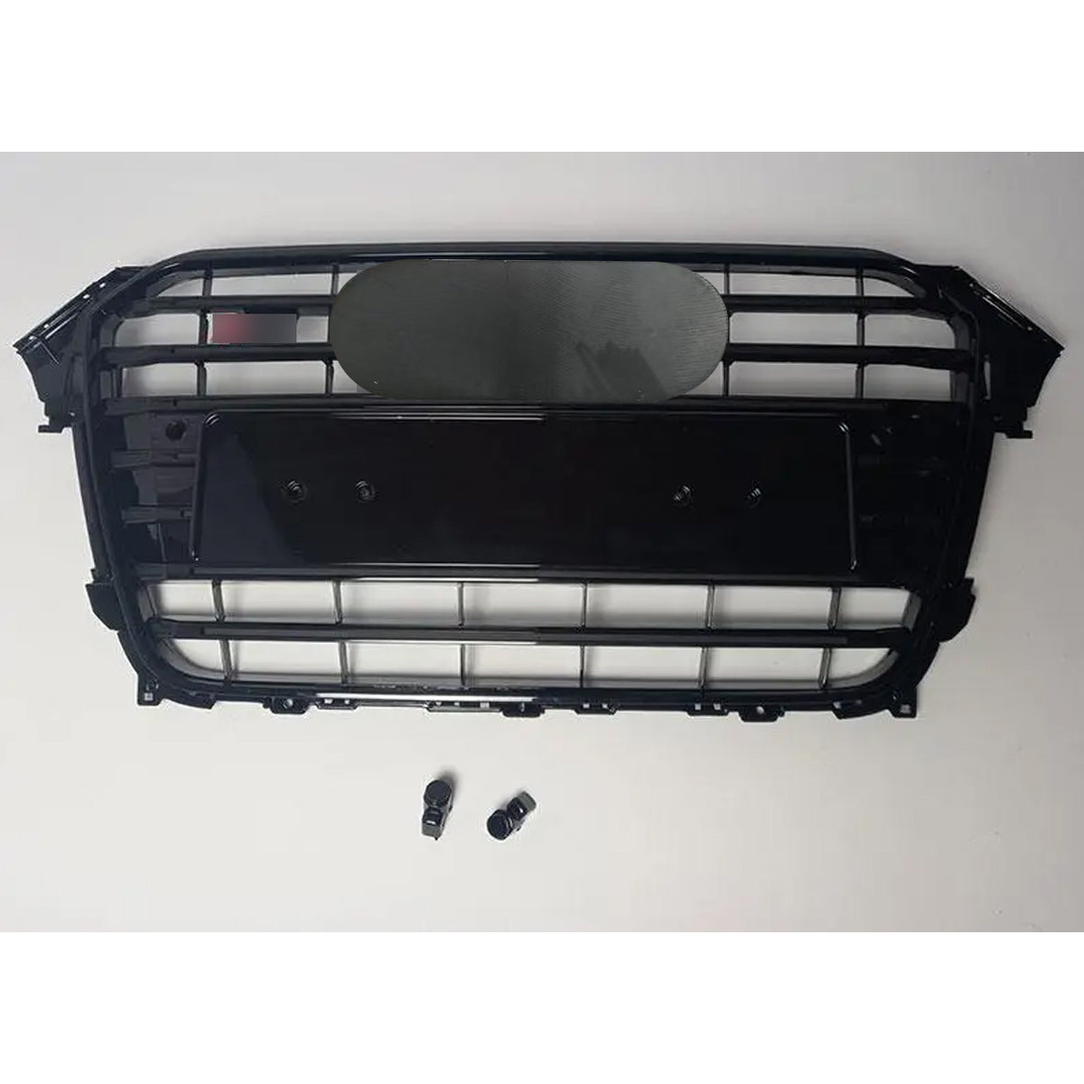 Bumper Grille Fit for A D A4 2013-2016 Grill grille with Gloss Black Body
