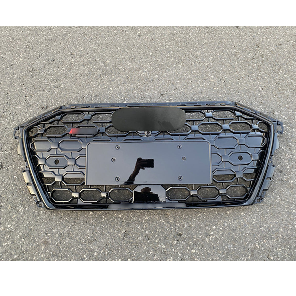 RS3 Style Black Honeycomb Front bumper Grille Fit for A3 S3 2021-2023