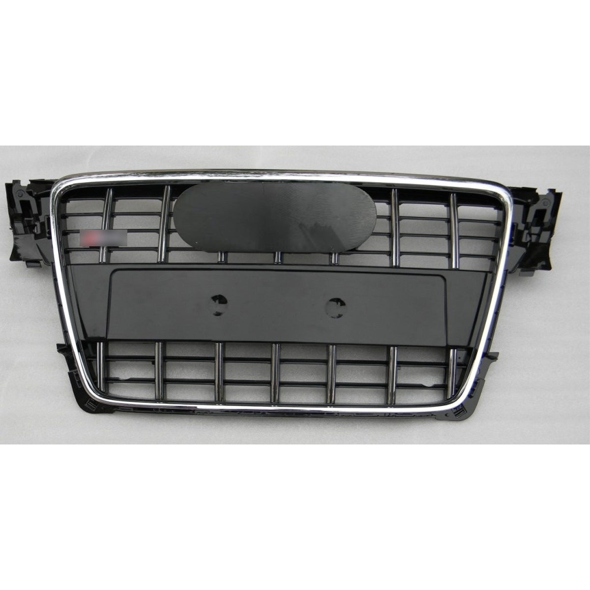Chrome Bumper Grille Fit For A D A4 2009-2012 Grill grille with Matt Black Body