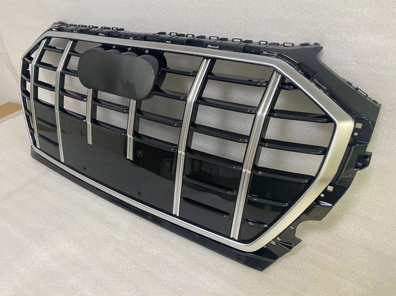 Chrome Bumper Grille Fit for AD Q5 SQ5 B9.5 2021-2022 Grill Style Front Bumper Grille