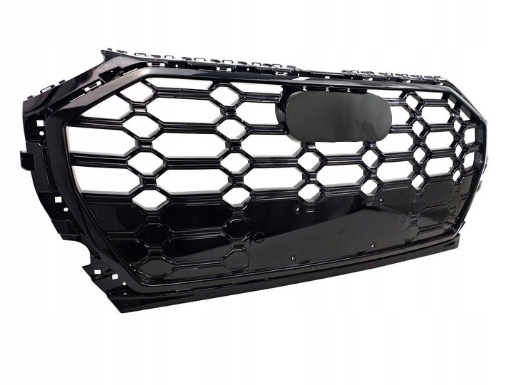 Front Bumper Grille Fit for AD Q5 SQ5 B9.5 2021-2022 SQ5 Style Front Bumper Grille Gloss Black