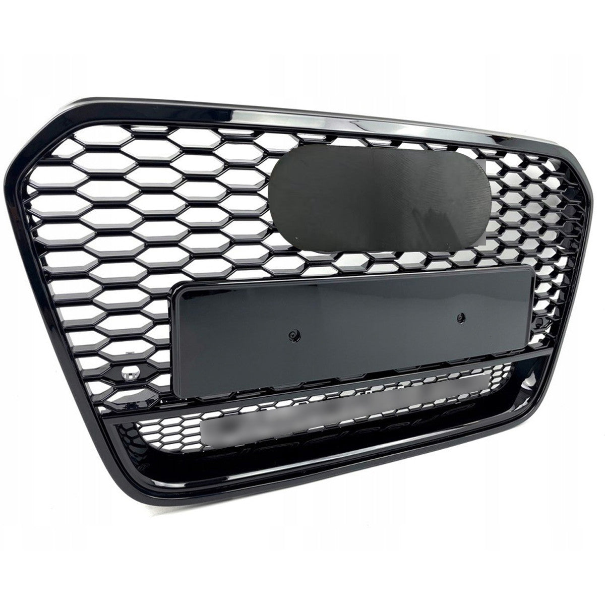 Bumper Grille Fit for A D A6 2012-2015 Honeycomb Grille with Gloss Black Body