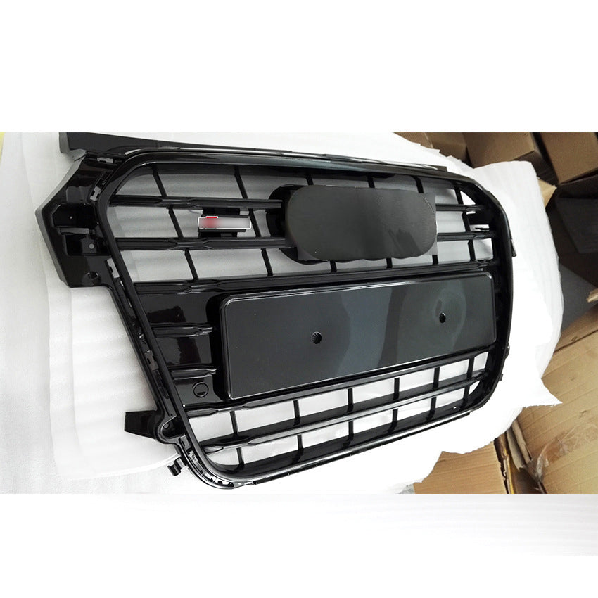 Front Bumper Grille Fit for A1 S1 2011-2015 Update to RS1 Grill Bumper Grille Gloss Black