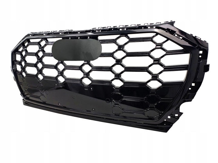 Front Bumper Grille Fit for AD Q5 SQ5 B9.5 2021-2022 SQ5 Style Front Bumper Grille Gloss Black