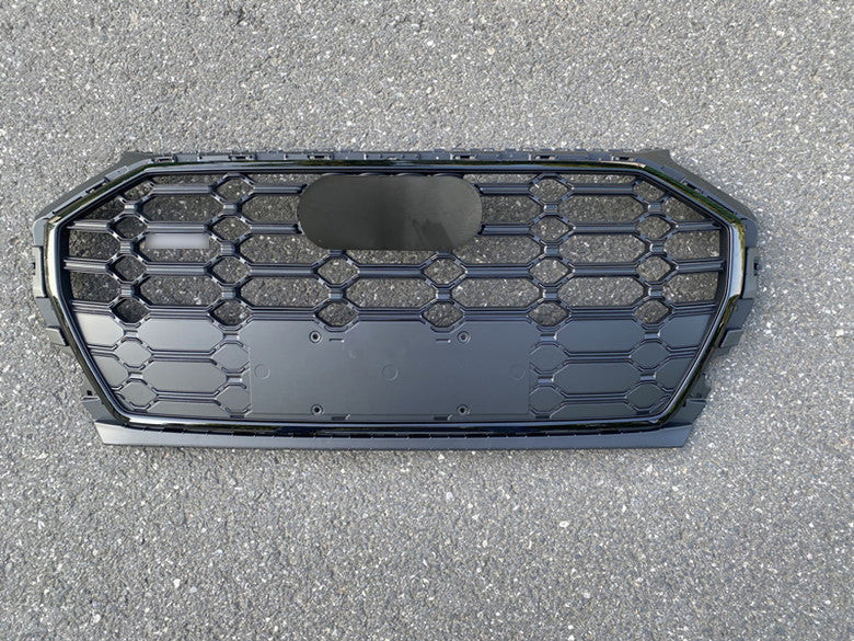 Front Bumper Grille Fit for AD Q5 SQ5 B9.5 2021-2022 SQ5 Style Front Bumper Grille Matte Black
