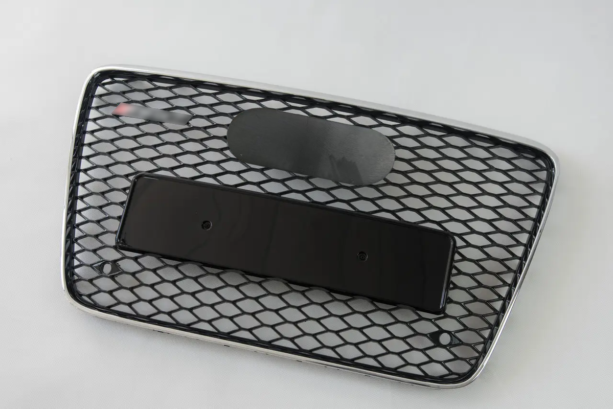 Chrome Bumper Grille Fit for AD Q7 2007-2015 Honeycomb Mesh Bumper Grille
