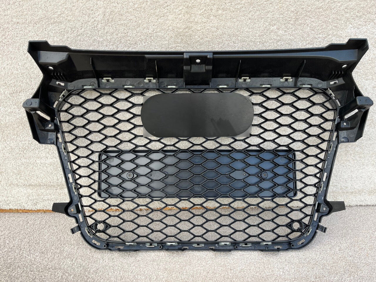 Front Bumper Grille Fit for A1 S1 2011-2015 Update to RS1 Honeycomb Mesh Bumper Grille