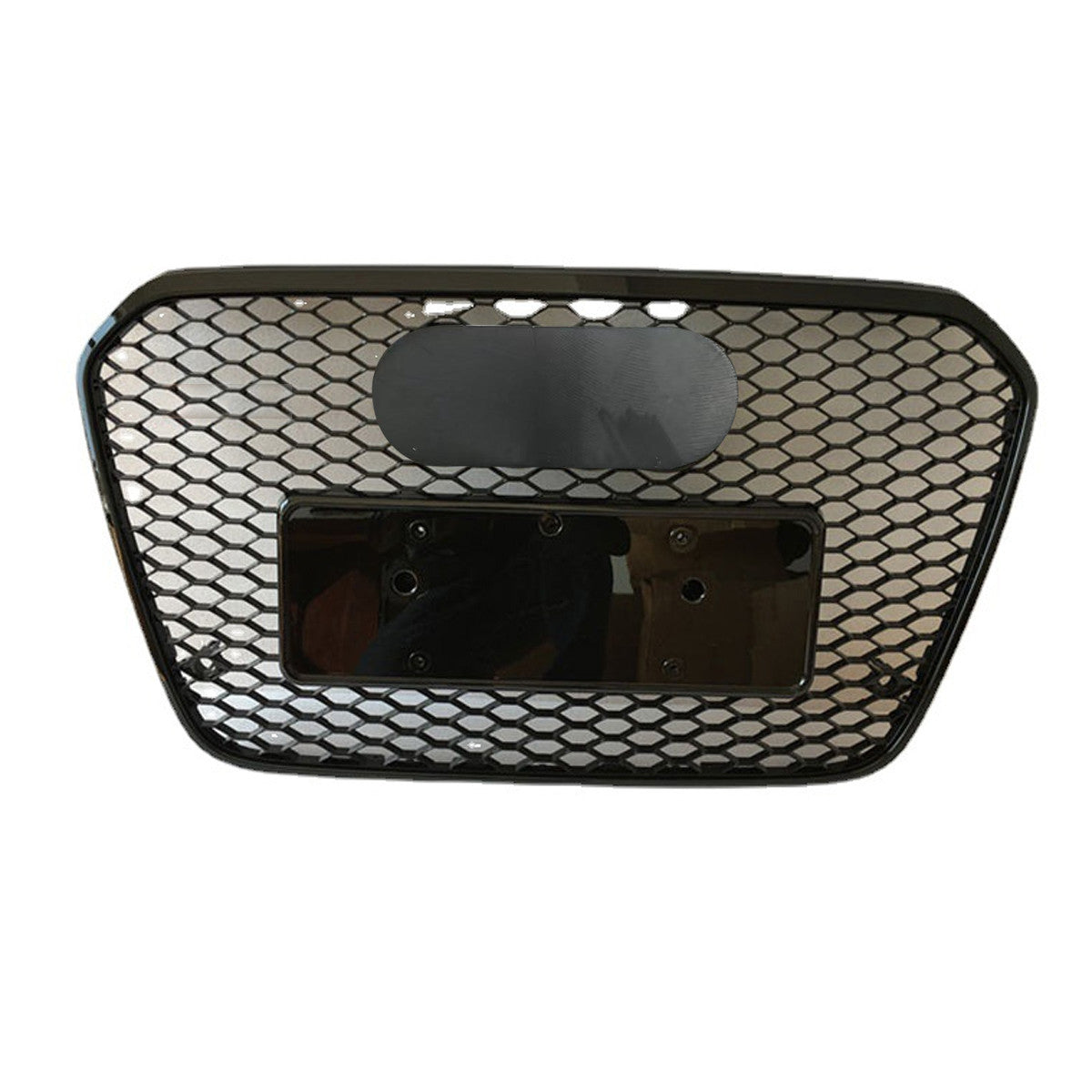 Bumper Grille Fit for A D A6 2012-2015 Honeycomb Grille with Gloss Black Body