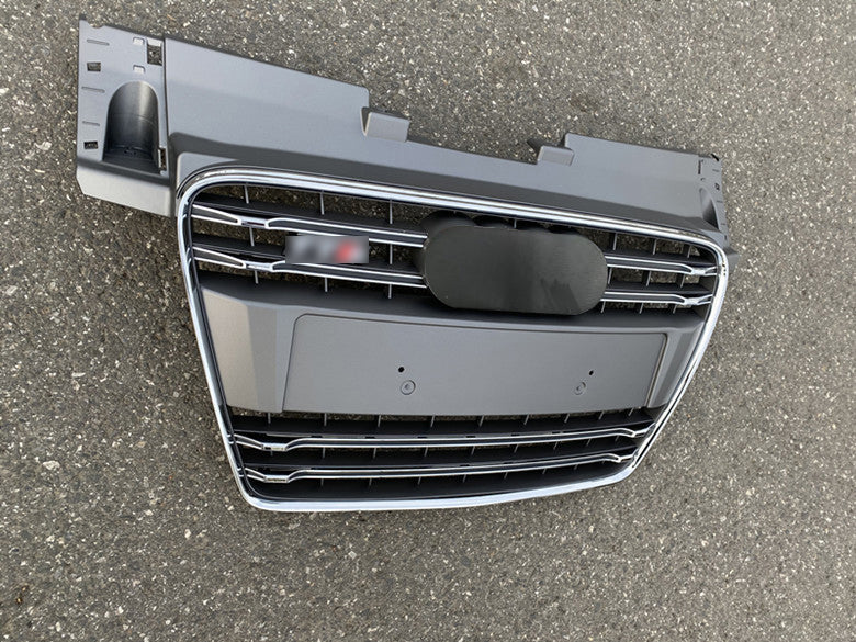 Chrome Bumper Grille Fit for AD TT TTRS 2007-2014 Grill Grille Grey Body
