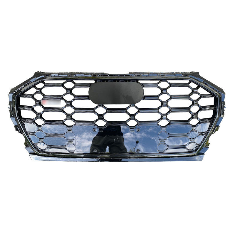 Front Bumper Grille Fit for AD Q5 SQ5 B9.5 2021-2022 SQ5 Style Front Bumper Grille Gloss Black