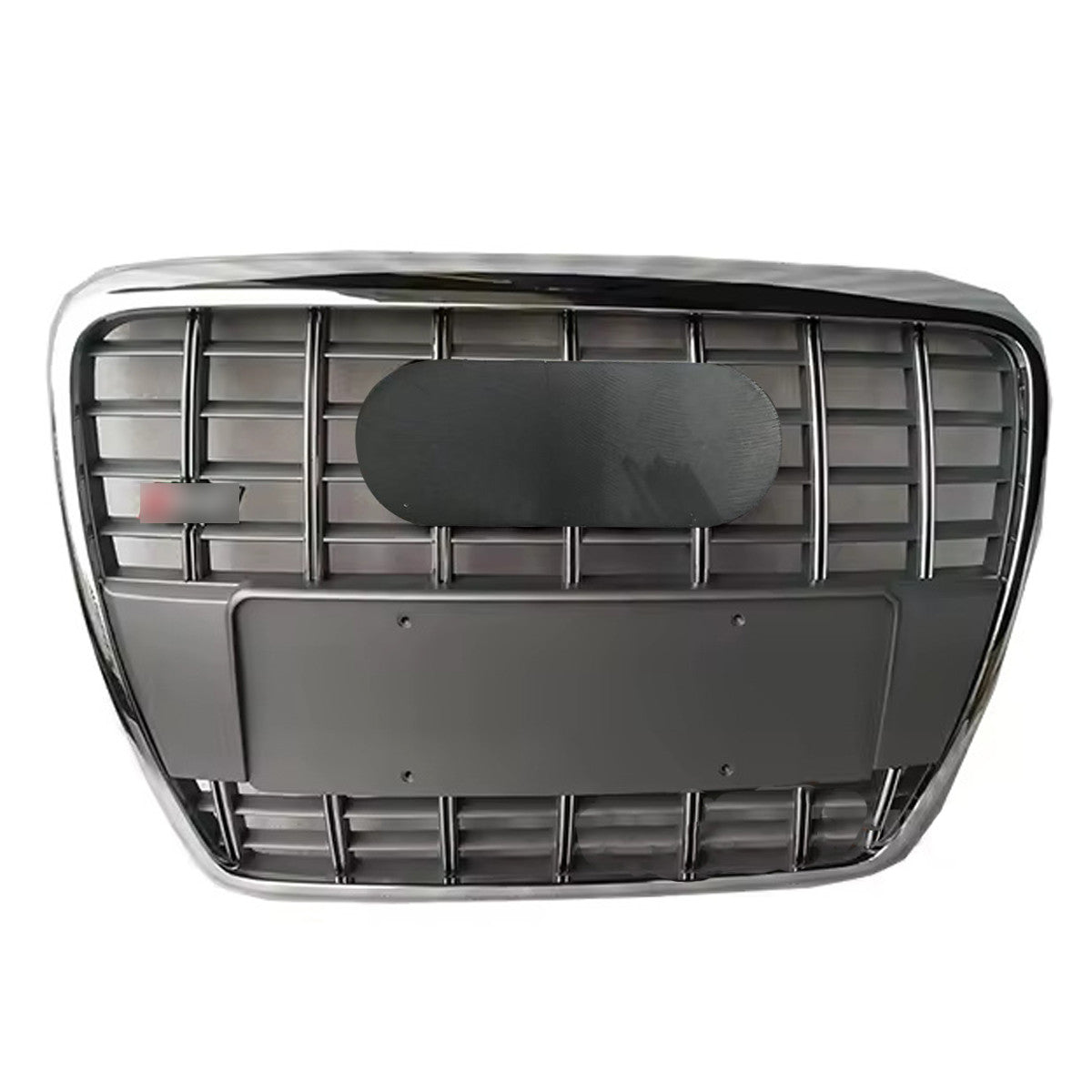 Chrome Bumper Grille Fit for A D A6 2005-2011 Grill Grille with Grey Body