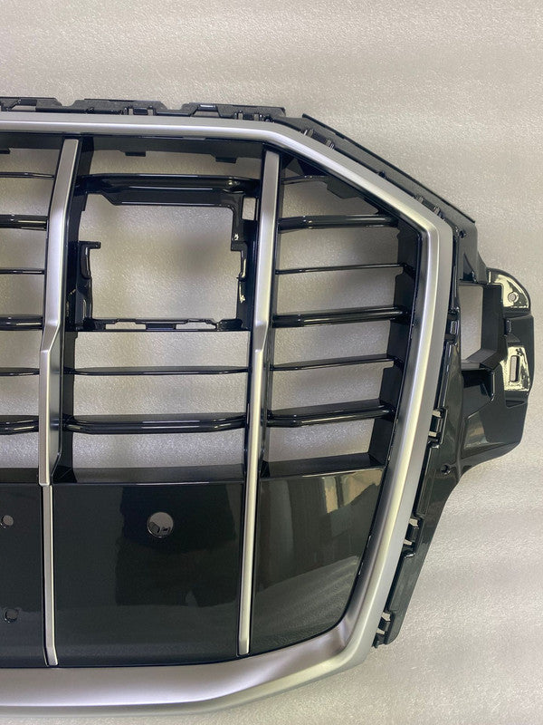 Chrome bumper Grille Fit for AD Q7 SQ7 2020-2023 Grill Style Bumper Girlle