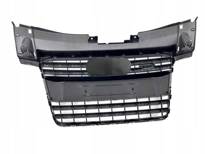 Chrome Bumper Grille Fit for AD TT TTRS 2007-2014 Grill Grille Gloss Black Body