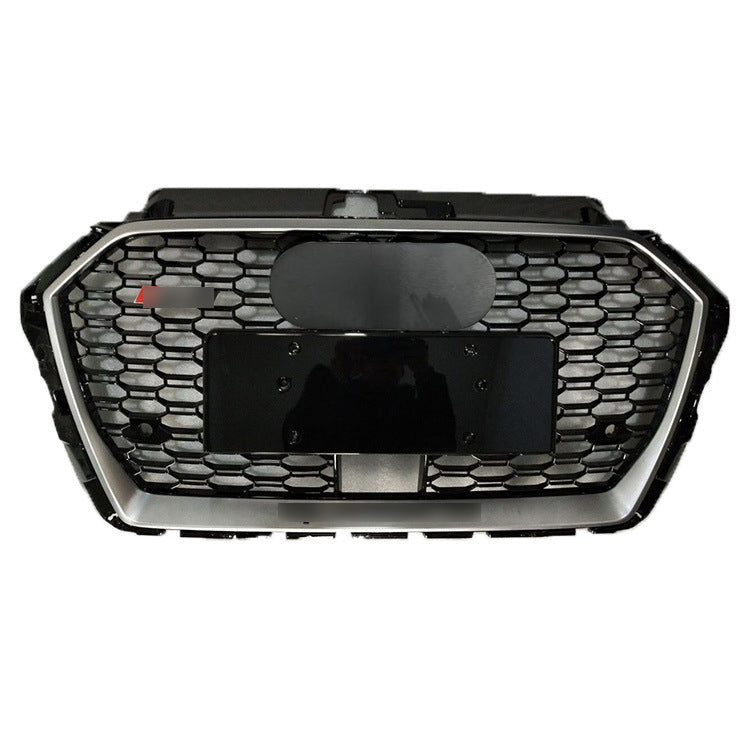 RS3 Chrome Bumper Grille Fit for 2017-2020 A3 8V S3 Mesh Honeycomb Front Bumper Grille RS3 Style