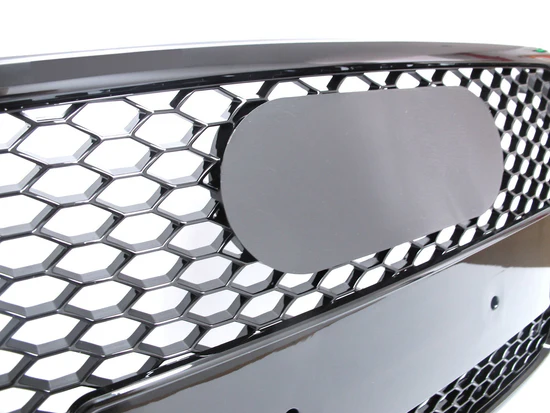 Front Bumper Grille Fit For A D A4 2009-2012 Mesh Honeycomb grille