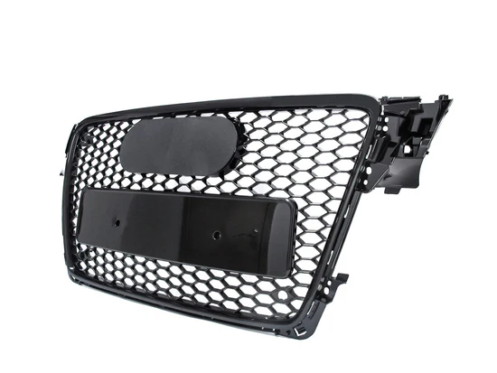 Front Bumper Grille Fit For A D A4 2009-2012 Mesh Honeycomb grille