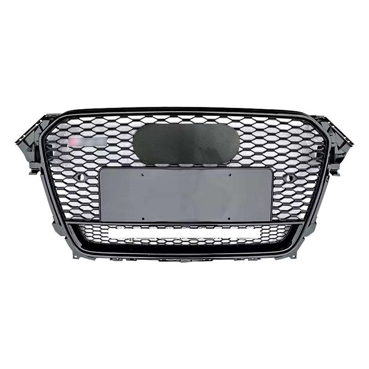 Bumper Grille Fit for A D A4 2013-2016 Honeycomb Grille with Gloss Black Body