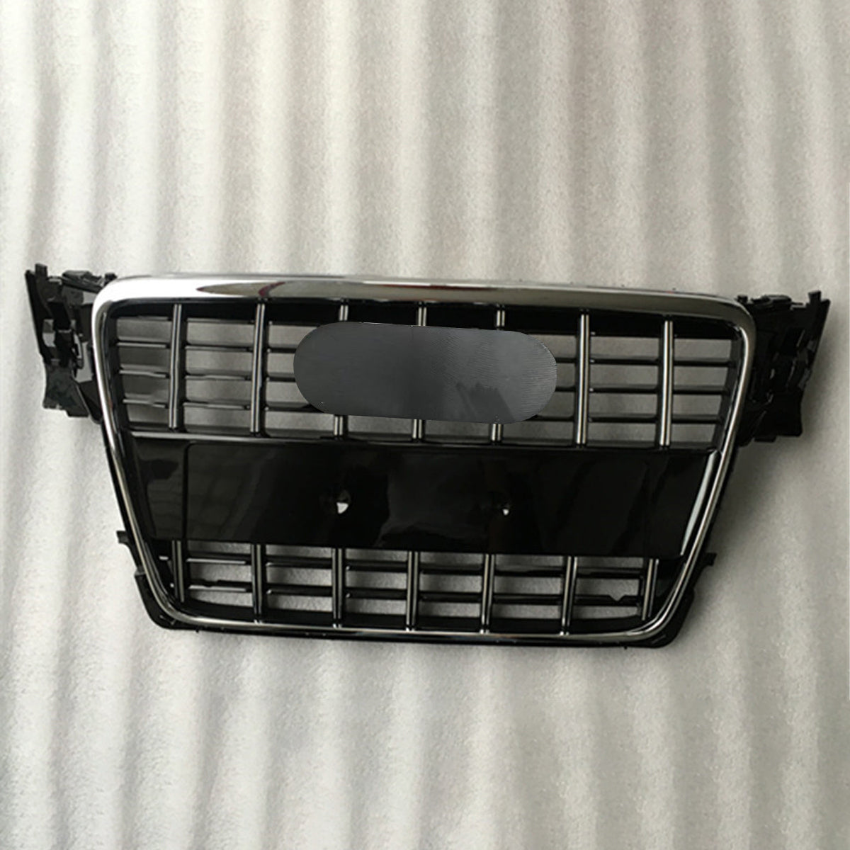 Chrome Bumper Grille Fit For A D A4 2009-2012 Grill grille with Matt Black Body