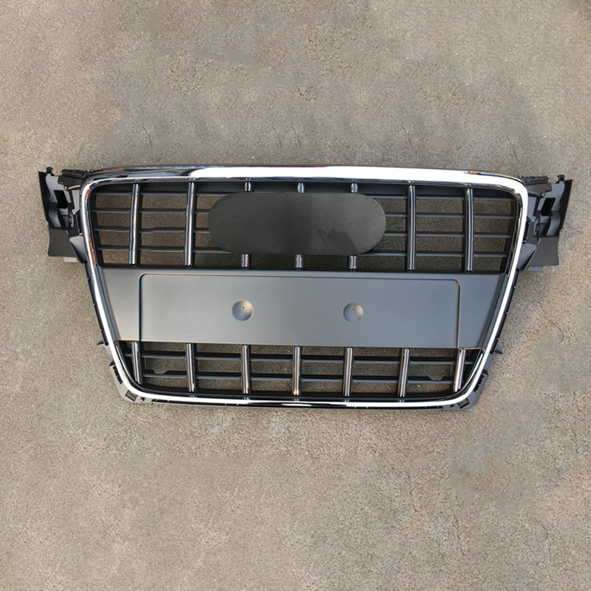 Chrome Bumper Grille Fit For A D A4 2009-2012 Grill grille Grey Body