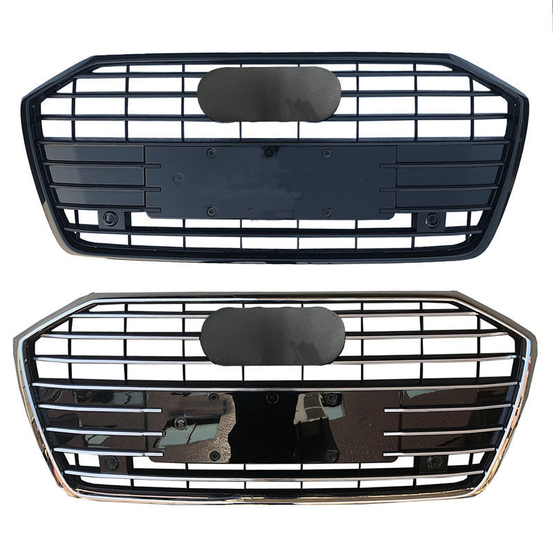 Front Bumper Grille Fit for Audi A6 RS6 S6 2019-2024 Front bumper Grill grille Matte Black