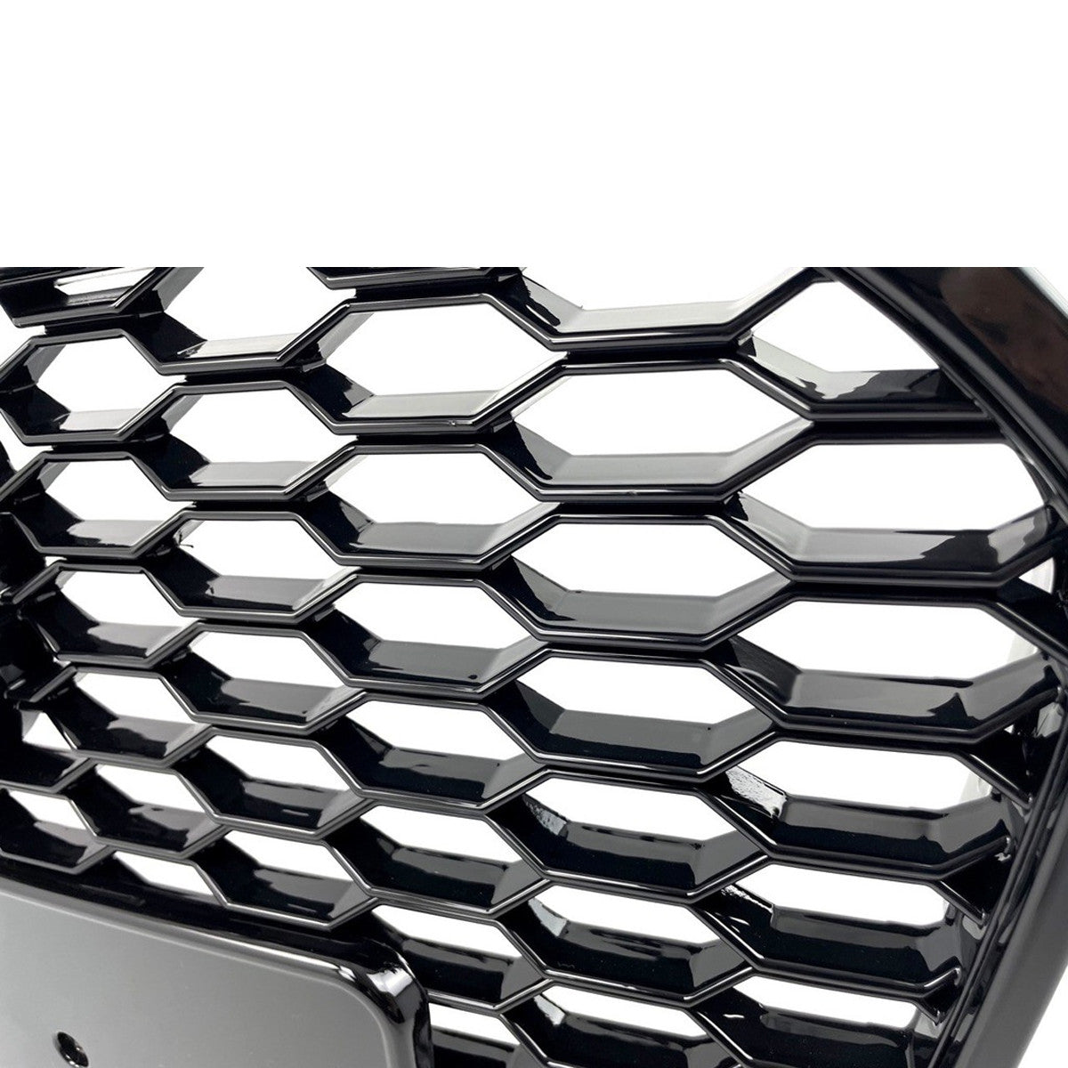 Bumper Grille Fit for A D A6 2012-2015 Honeycomb Grille with Gloss Black Body