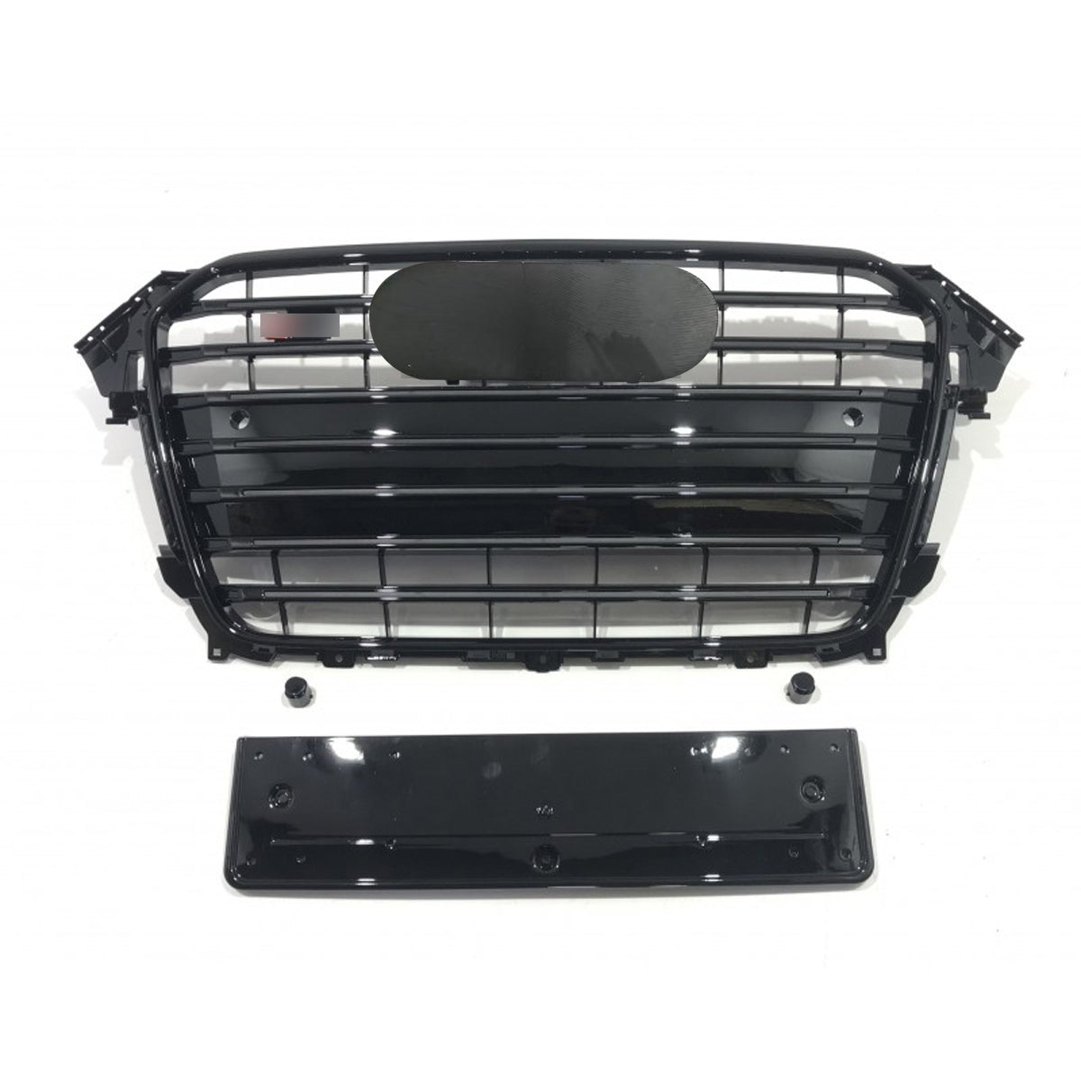 Bumper Grille Fit for A D A4 2013-2016 Grill grille with Gloss Black Body