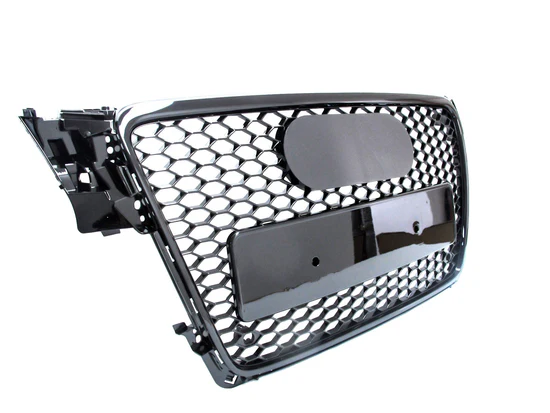 Front Bumper Grille Fit For A D A4 2009-2012 Mesh Honeycomb grille