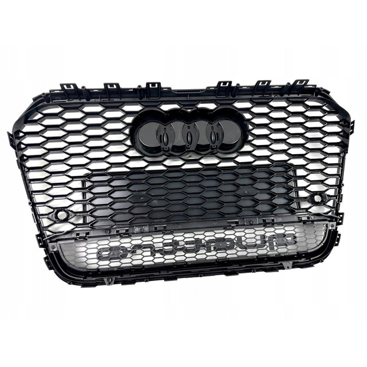 Bumper Grille Fit for A D A6 2012-2015 Honeycomb Grille with Gloss Black Body