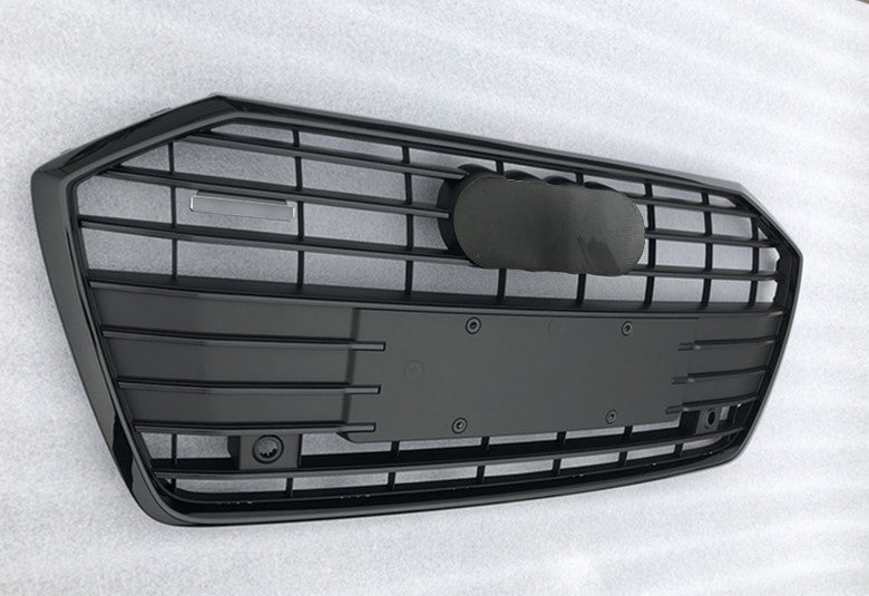 Front Bumper Grille Fit for Audi A6 RS6 S6 2019-2024 Front bumper Grill grille Matte Black