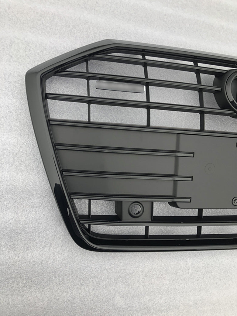 Front Bumper Grille Fit for Audi A6 RS6 S6 2019-2024 Front bumper Grill grille Matte Black