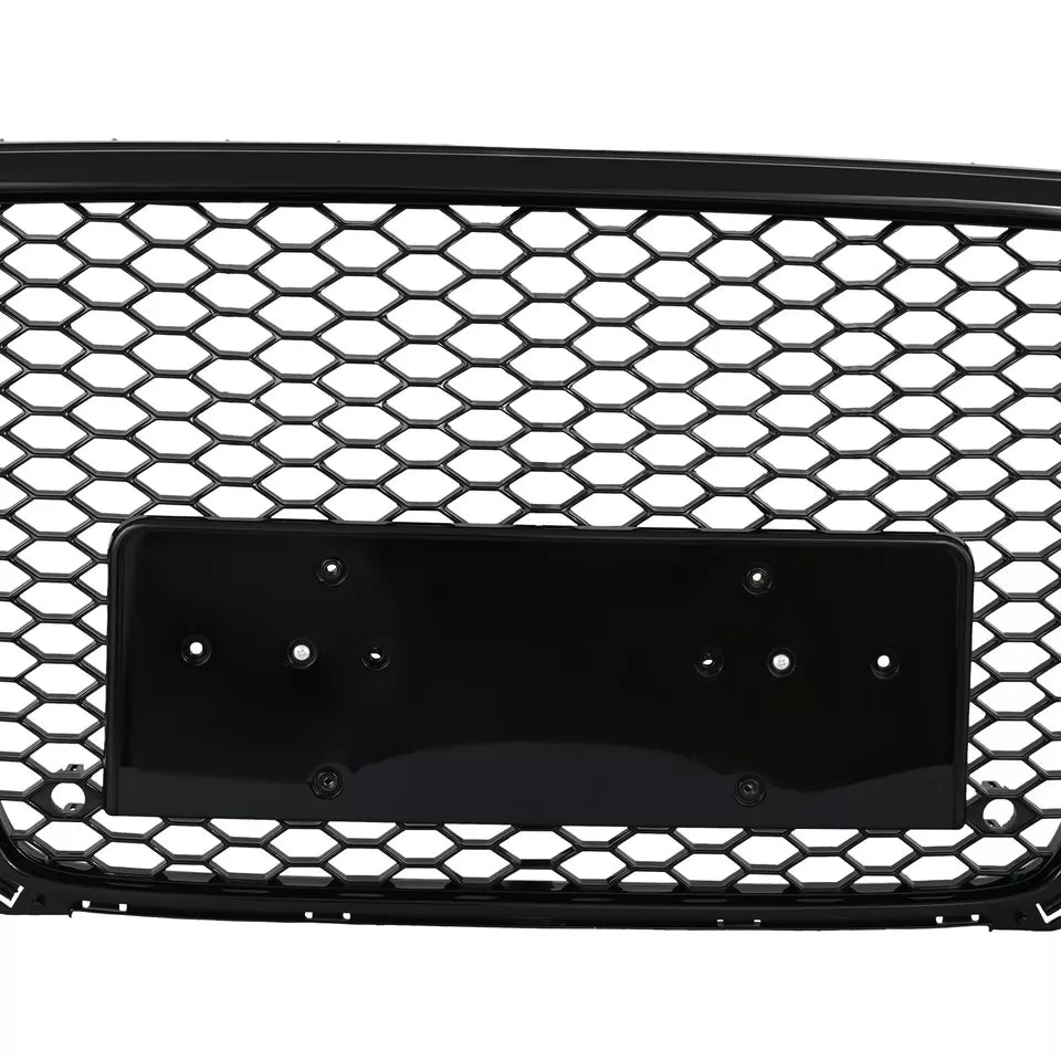 Front Bumper Grille Fit For A D A4 2009-2012 Mesh Honeycomb grille No Emblem
