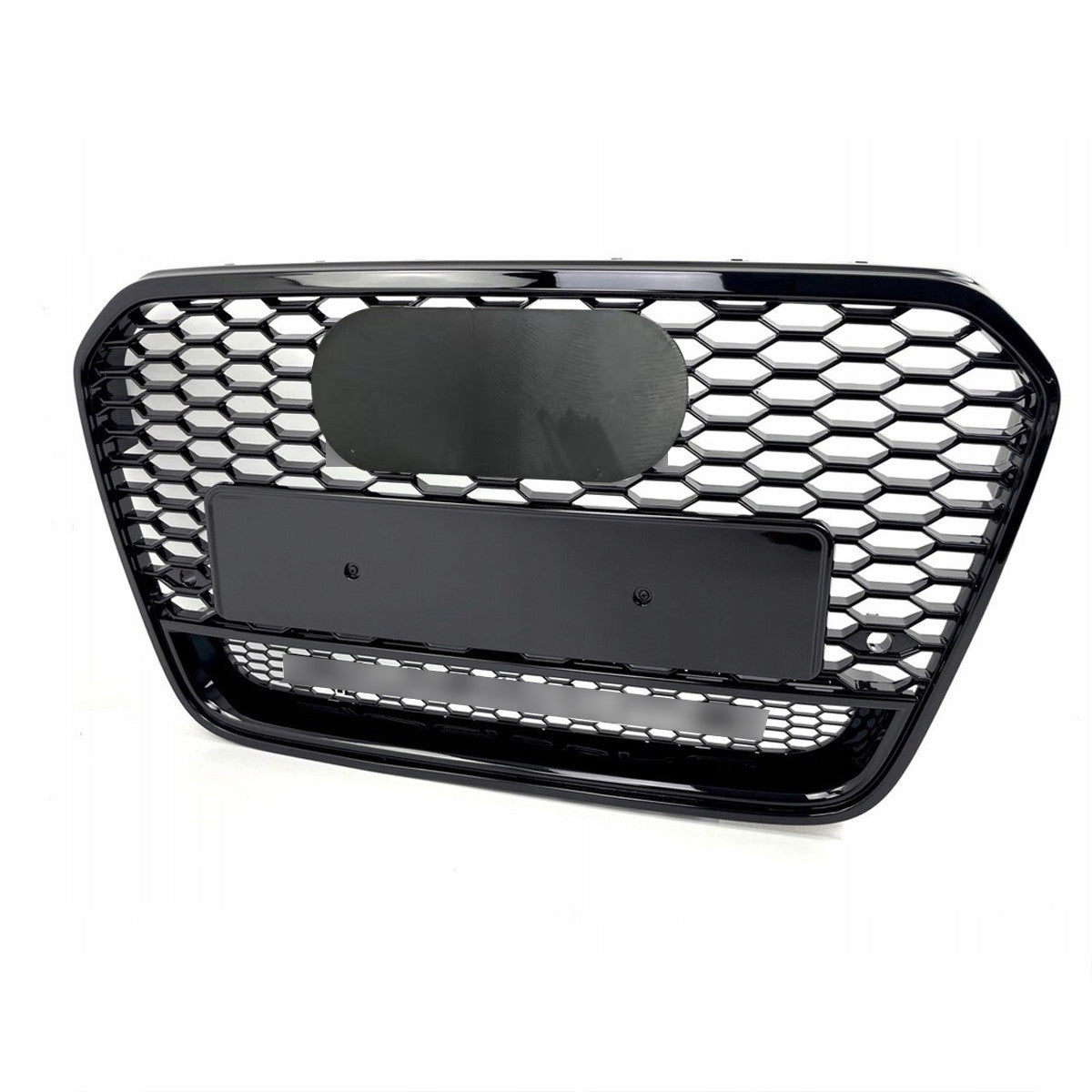 Bumper Grille Fit for A D A6 2012-2015 Honeycomb Grille with Gloss Black Body