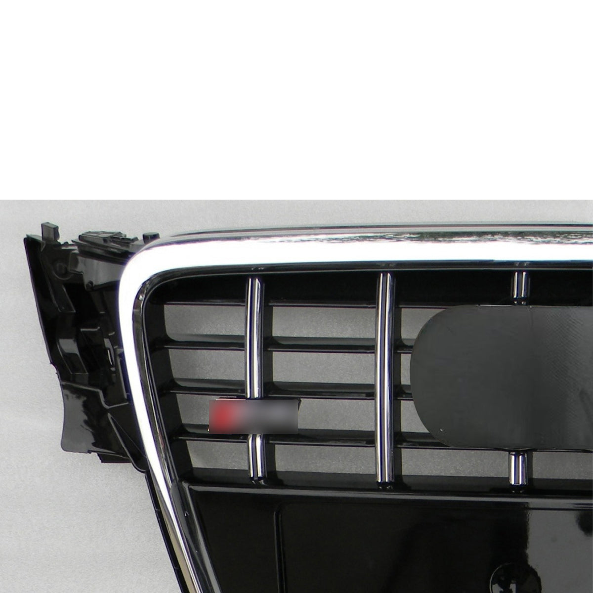 Chrome Bumper Grille Fit For A D A4 2009-2012 Grill grille with Matt Black Body
