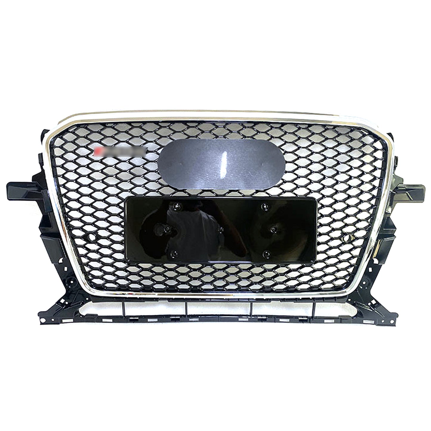 Chrome Bumper Grille Fit for 2013-2017 A D Q5 SQ5 Mesh Honeycomb Grille