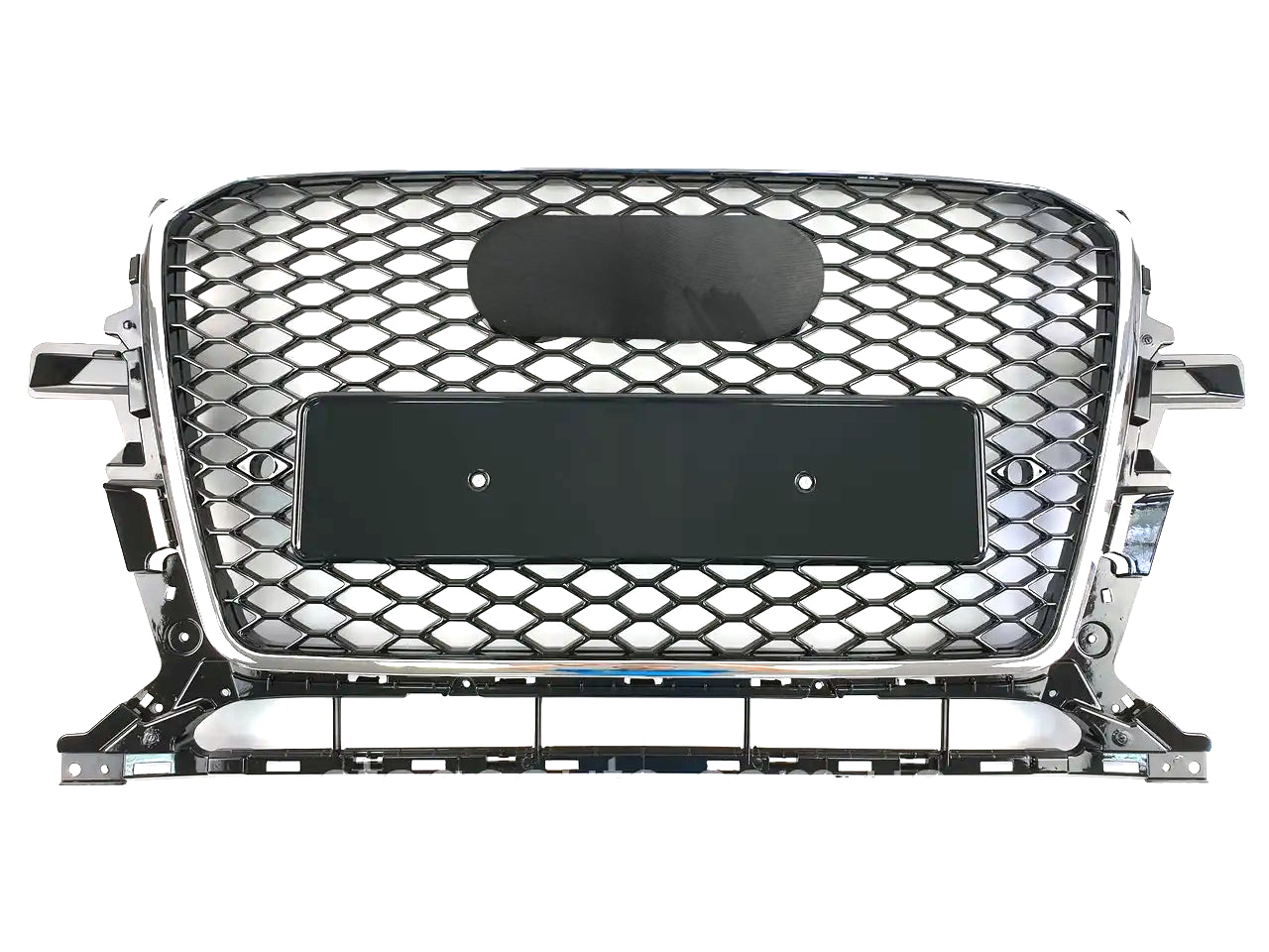 Chrome Bumper Grille Fit for 2013-2017 A D Q5 SQ5 Mesh Honeycomb Grille